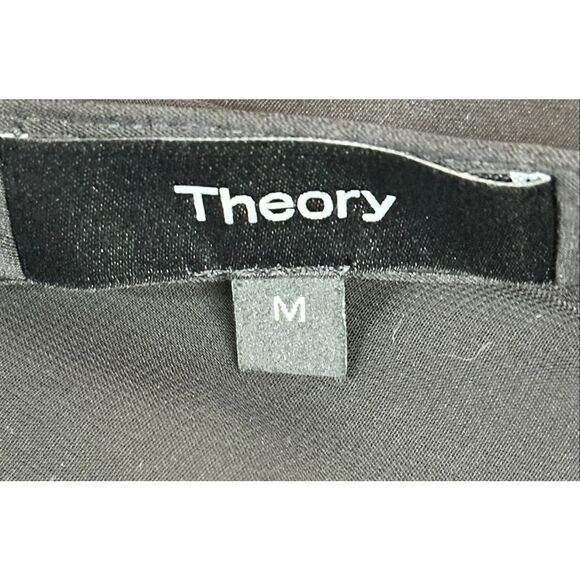 Theory Sheer Blouse in Black NWT Size Medium - Picture 3 of 6